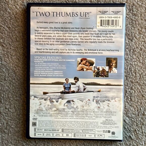 “The Notebook” DVD! - Picture 2 of 5